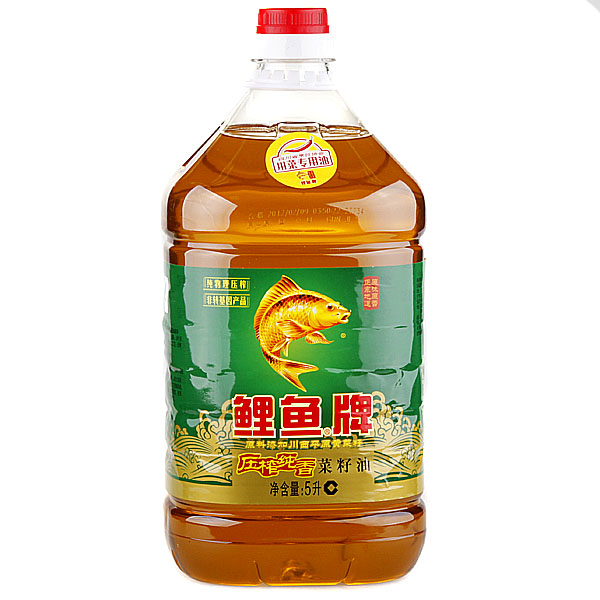 鲤鱼牌压榨纯香菜籽油